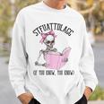 Dirty Romance Skeleton Reading Smut Smutty Book STFUATTDLAGG Sweatshirt Gifts for Him