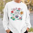 Disney Princess Botanicals Of Fairy Tales Floral Textbook Comfort Colors Crop Top Sweatshirt Gifts for Him