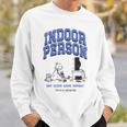 DOAWK Indoor Person Eat Sleep Game Repeat Book Series Sweatshirt Gifts for Him