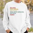 Dog Loving Coffee Drinking Book Reading Social Justice Premium Tri-Blend Sweatshirt Gifts for Him