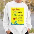 Dr Seuss One Fish Two Fish Book Cover Premium Tri-Blend Sweatshirt Gifts for Him