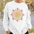 Dragons & Books Mandala Artistic Fire Beast Mindfulness Sweatshirt Gifts for Him