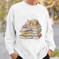 Easily Distracted By Books And Cats Sweatshirt Gifts for Him Easily Distracted By Books And Cats Sweatshirt Gifts for Him