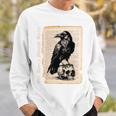 Edgar Allan Poe Raven Gothic Book Lover Sweatshirt Gifts for Him