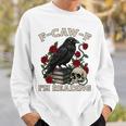 F-CAW-F I'm Reading Crow Book Lover Introvert Meme Sweatshirt Gifts for Him F-CAW-F I'm Reading Crow Book Lover Introvert Meme Sweatshirt Gifts for Him