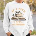 If i Fits I Sits On Your Book Premium Tri-Blend Sweatshirt Gifts for Him If i Fits I Sits On Your Book Premium Tri-Blend Sweatshirt Gifts for Him