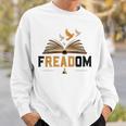 Freadom Anti Banned Books Lovers Reading Librarian Bookworm Sweatshirt Gifts for Him