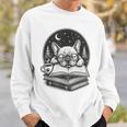 French Bulldog Reading Book Coffee Sky Glasses Sweatshirt Gifts for Him French Bulldog Reading Book Coffee Sky Glasses Sweatshirt Gifts for Him