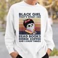 Girl Owl That's What I Do Read Books Sweatshirt Gifts for Him