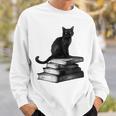 Goth Mystical Gothic Books & Cat Sweatshirt Gifts for Him
