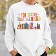 I'm With The Banned Book Readers I Read Banned Books Sweatshirt Gifts for Him