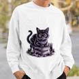 I'm An Indoor Cat Cute Witch Kitten With Books And Candles Sweatshirt Gifts for Him I'm An Indoor Cat Cute Witch Kitten With Books And Candles Sweatshirt Gifts for Him