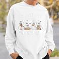 I'm Just Here For The Books Cute Halloween Ghost Reading Sweatshirt Gifts for Him