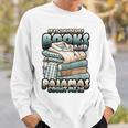 If It Involves Books And Pajamas Count Me In Reading Night Sweatshirt Gifts for Him