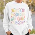It’s A Good Day To Read A Book Cute Teacher Reading Premium Tri-Blend Sweatshirt Gifts for Him