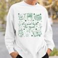 It's Good Luck To Read St Patrick's Day Book Lover Bookish Sweatshirt Gifts for Him