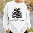 It’s Too Nonfictiony Outside Tee – Fantasy Bookish Sweatshirt Gifts for Him
