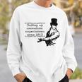 Jane Austen Mr Darcy Expectations Literary Book Club Sweatshirt Gifts for Him