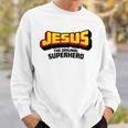 Jesus The Original Superhero Comic Book Christian Faith Sweatshirt Gifts for Him Jesus The Original Superhero Comic Book Christian Faith Sweatshirt Gifts for Him