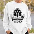 Just One More Chapter Cozy Gothic Book Lover Sweatshirt Gifts for Him