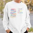 Just One More Chapter Cozy Pastel Bookworm Cute Book Reader Premium Tri-Blend Sweatshirt Gifts for Him
