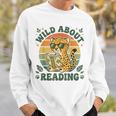 Leopard Animal Print Bookish Wild About Reading Cheetah Book Sweatshirt Gifts for Him Leopard Animal Print Bookish Wild About Reading Cheetah Book Sweatshirt Gifts for Him