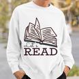 Let's Read Books Sweatshirt Gifts for Him