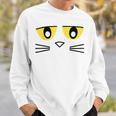 Library Teacher Reading Day Book Character Costume Blue Cat Sweatshirt Gifts for Him Library Teacher Reading Day Book Character Costume Blue Cat Sweatshirt Gifts for Him