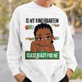 Lil Mr Kindergarten Prince Boys Melanin Boy Read Books Sweatshirt Gifts for Him