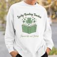 Lucky Reading Teacher Shamrocks And Stories Book Women Men Sweatshirt Gifts for Him Lucky Reading Teacher Shamrocks And Stories Book Women Men Sweatshirt Gifts for Him