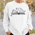 Magic Book With Stars Line Art Sweatshirt Gifts for Him