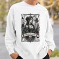 Morally Grey Book Club Lover Gothic Card Style Premium Tri-Blend Sweatshirt Gifts for Him