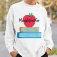 Mouseketeacher A Magical Apple And Books Theme For Teachers Sweatshirt Gifts for Him
