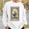 Occult Reader Tarot Card Book Lover Skeleton Reading Sweatshirt Gifts for Him
