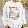 Omegaverse Book Club Reading Alpha Beta Omega Romance Sweatshirt Gifts for Him