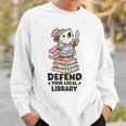 Opossum Book Lover Meme Kawaii Sarcastic Humor Women Sweatshirt Gifts for Him