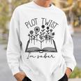 Plot Twist I'm Sober Women's Sobriety Book Reading Literary Performance Sweatshirt Gifts for Him Plot Twist I'm Sober Women's Sobriety Book Reading Literary Performance Sweatshirt Gifts for Him