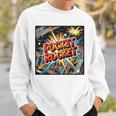 Pocket Rocket Comic Book Style Premium Tri-Blend Sweatshirt Gifts for Him