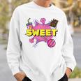 Pop Art Sweet Text Bubble Comic Book Style Classic Raglan Baseball Tee Sweatshirt Gifts for Him Pop Art Sweet Text Bubble Comic Book Style Classic Raglan Baseball Tee Sweatshirt Gifts for Him