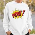 POW Comic Book Cartoon Pop Art Raglan Baseball Tee Sweatshirt Gifts for Him