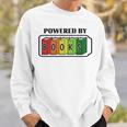Powered By Books Bookworm Librarian Reading Sweatshirt Gifts for Him