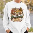 Protein And Proverbs Protein Workout Book Lover Retro Sweatshirt Gifts for Him