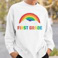 Rainbow Colors First Grade Squad Reading Book Graphic Sweatshirt Gifts for Him Rainbow Colors First Grade Squad Reading Book Graphic Sweatshirt Gifts for Him