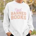 Read Banned Books Retro Varsity Aesthetic Reading Sweatshirt Gifts for Him