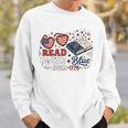 Read Blue Since 1776 Patriotic Book Lovers 4th Of July Sweatshirt Gifts for Him Read Blue Since 1776 Patriotic Book Lovers 4th Of July Sweatshirt Gifts for Him