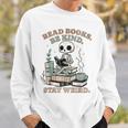 Read Books Be Kind Stay Weird Skeleton Reading Book Lover Sweatshirt Gifts for Him Read Books Be Kind Stay Weird Skeleton Reading Book Lover Sweatshirt Gifts for Him