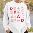 Read Books Library Bookworm Librarian Book Lover Sweatshirt Gifts for Him
