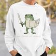 We Read At Dawn Vintage Frog Reading Book Frog Meme Sweatshirt Gifts for Him We Read At Dawn Vintage Frog Reading Book Frog Meme Sweatshirt Gifts for Him
