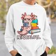 Readalotl a Kawaii Axolotl Reading a Book As Readsalotl Raglan Baseball Tee Sweatshirt Gifts for Him Readalotl a Kawaii Axolotl Reading a Book As Readsalotl Raglan Baseball Tee Sweatshirt Gifts for Him