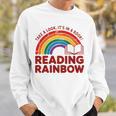Reading Book Rainbow Literacy Learning Premium Tri-Blend Sweatshirt Gifts for Him
